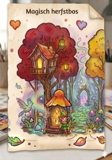 Tekenworkshop: Magisch Herfstbos — familie-kids in Veldhoven